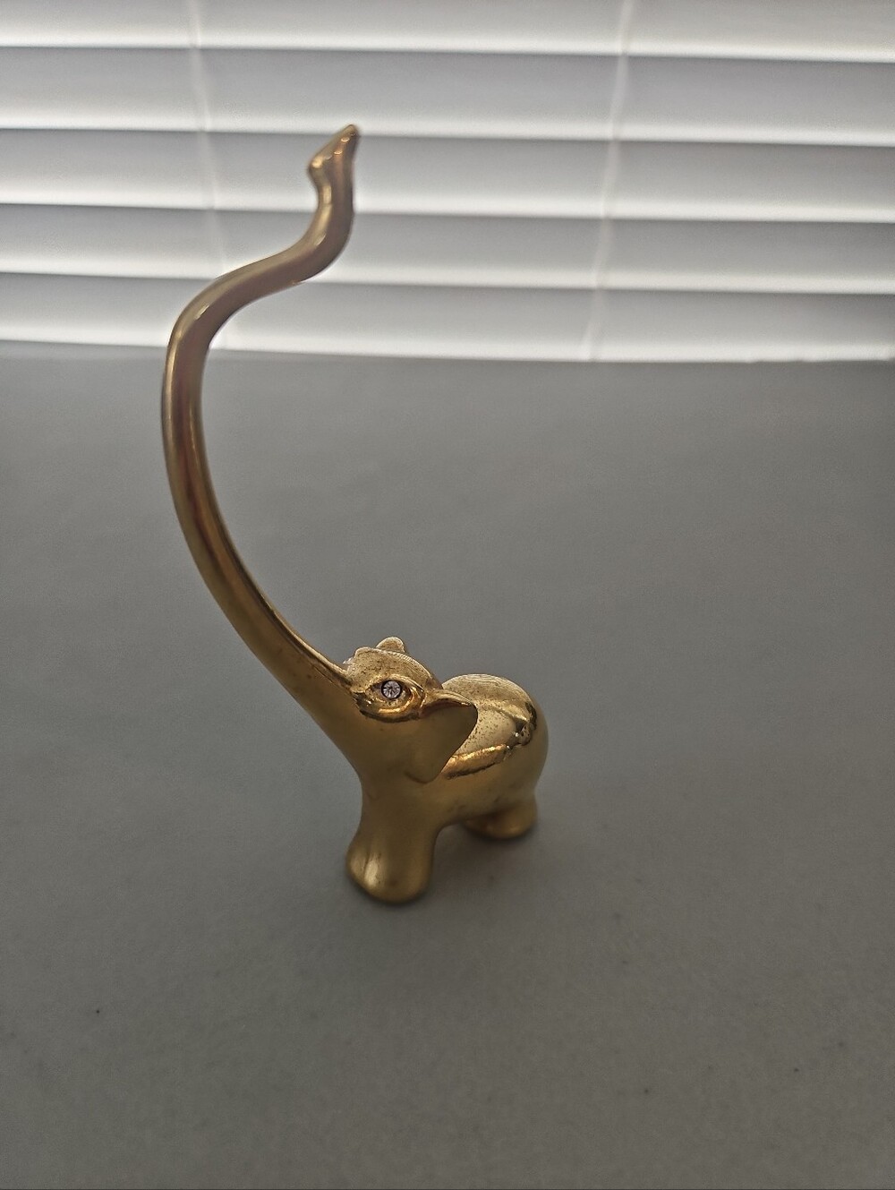 Gold Elephant Decorative Accent for Home Art